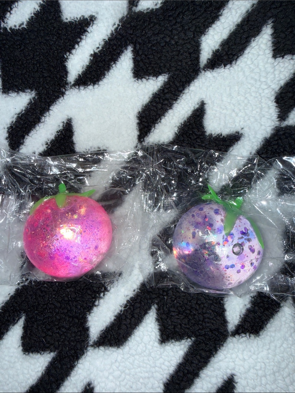 Glitter Tomato Sugar Squish Toy
